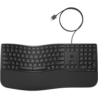 Tastatură HP 480 Comfort, Cu fir, Negru