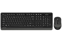 Set Tastatură + Mouse A4Tech FG1010S, Fără fir, Gri