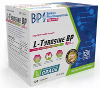 L-Tyrosine BP 500 mg, 120 capsule | Balkan Pharmaceuticals