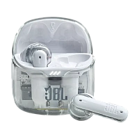 Căști JBL Tune Flex Ghost Edition, Alb