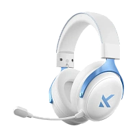 Căști gaming MCHOSE V9 Pro, Fără fir/Cu fir, Sky White