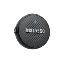 Microfon portabil pentru înregistrare vocală Insta360 Mic Air Transmitter, Fără fir, Negru