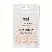 Matrițe din silicon pentru forme superioare – Wild Nature Nail Art PNB, Accent Leopard, 12 buc