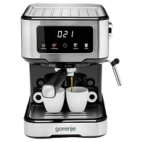 Cafetiera manuala Gorenje ESCM15CD, 1100W, Oțel inoxidabil
