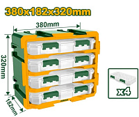 Sistem modular cu 4 organizatoare L 380x182x320 mm JDTB8344 Jadever