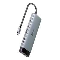 Adaptor Hub TP-LINK UH9120C, Argintiu