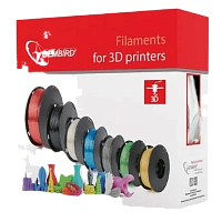 Filament pentru imprimantă 3D Gembird 3DP-ABS1.75-01-TR, ABS, Transparent , 1.75 mm, 1kg