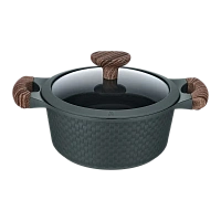 Cratiță RESTO 93901, 2,4L, 20cm, Negru