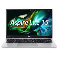 Laptop 15,6" Acer Aspire Lite 15 AL15-41P, Light Silver, AMD Ryzen 3 5300U, 16GB/512GB, Linux eShell