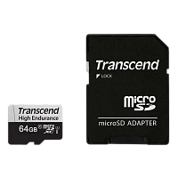 Card de Memorie Transcend MicroSDXC Class 10, 64GB (TS64GUSD350V)