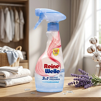 Spray împrospătător pentru textile «Reine Welle 3in1 Textile Freshener - Hygiene Formula» 500 ml.