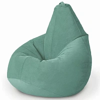 Fotoliu para din velur marimea XXL, culoarea mentol