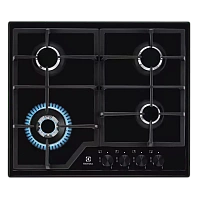 Plită pe gaz Electrolux KGS6436K, Negru