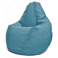 Fotoliu BeanBag din velur Maserrati, marimea "XL" culoarea albastra