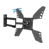 Suport TV de perete BARKAN 3400L.B, Negru