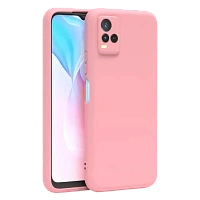 Husă Xcover Vivo Y21 - Liquid Silicone, Roz