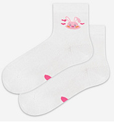 Ciorapi bumbac (soft) lung cu desen