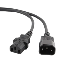 Cablu de alimentare Cablexpert Extins PC-189, 1.8 m, Negru