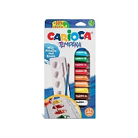 Guasa Carioca Tempera 12 tuburiX10ml + paleta cu pensula