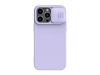 Husă Nillkin iPhone 14 Pro, CamShield Silky Silicone, Violet