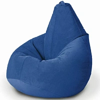 Fotoliu para din velur marimea XL, culoarea albastra