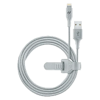 Cablu încărcare și sincronizare Cellularline Satellite MFI, USB Type-A/Lightning, 1m, Argintiu
