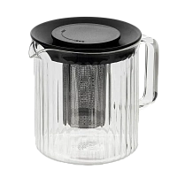 Ceainic cu infuzor RESTO 90517, 1L, Negru