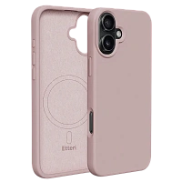 Husă Etteri Silicone Mag case pentru iPhone 16 Plus, Light Pink