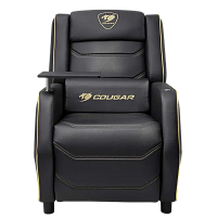Scaun Gaming Cougar Ranger Pro Royal, PVC Piele, Negru | Auriu