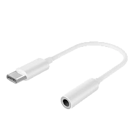 Audio Adaptor Cablexpert A-CM-3.5F-01, USB Type-C (M) - 3.5mm 4-pin (F), 0,01 m, Alb