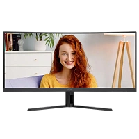 34" Monitor de birou AOC CU34B3E, VA 3440x1440 WQHD, Negru