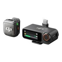 Microfon portabil pentru înregistrare vocală DJI Mic 3 (1 TX + 1 RX), Fără fir, Negru