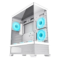 Carcasă PC Gamemax VISTA, Midi-Tower, Fără PSU, Alb