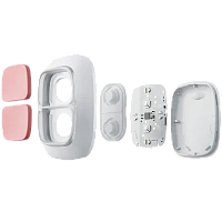 Buton de urgență Ajax DoubleButton, Alb