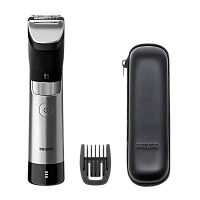 Trimmer pentru bărbați Philips BT9810/15, Argintiu/Negru