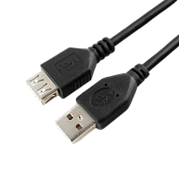 Cablu prelungitor Cablexpert CCP-USB2-AMAF-10, USB Type-A (M)/USB Type-A (F), 3m, Negru