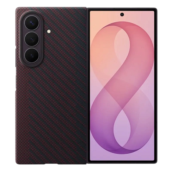 Original Sam. Carbon Magnet Case Fold8 Ultra, Red