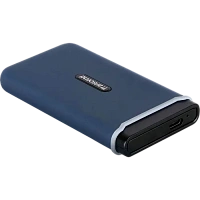SSD portabil extern Transcend ESD370C, 1 TB, Albastru Marin (TS1TESD370C)