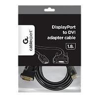 Cablu Video Cablexpert CC-DPM-DVIM-6, DisplayPort (M) - DVI-D (M), 1,8m, Negru
