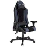 Scaun Gaming Lumi CH09-1, PU Piele, Negru | Albastru