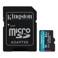 Card de Memorie Kingston Canvas Go! Plus, 64GB (SDCG4/64GB)