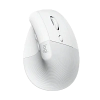 Mouse Wireless Logitech Lift Vertical, Alb