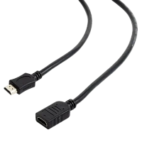 Cablu Video Cablexpert CC-HDMI4X-0.5M, HDMI (M) - HDMI (F), 0,5m, Negru