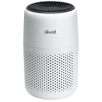 Purificator de aer Levoit Core Mini, Filtru 3 in 1 True HEPA, Panou Comanda Touch Screen, Alb