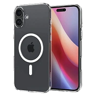 Husă Spigen iPhone 16 Liquid Crystal Mag, Clear