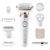 Epilator Braun SES9360, Alb | Auriu