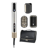 Uscător de păr-perie BaByliss AS6555E, 1600W, Argintiu