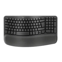 Tastatură Logitech Wave Keys for Business, Fără fir, Grafit