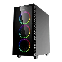 Carcasă PC Gamemax Draco XD, Midi-Tower, Fără PSU, Negru