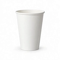 Pahar din hirtie 280ml ALB eco d80 (50 buc)
